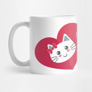 Cats in Love and in my Heart Mug